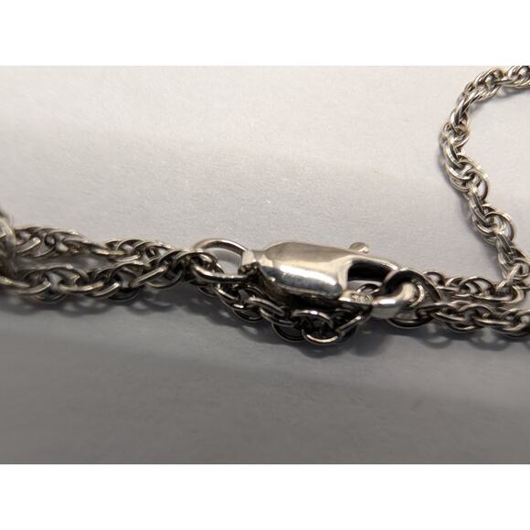 925 chain |18kGF Bale| ying yang floating ball good luck jadeite necklace long - Picture 3 of 5